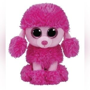 NWT New Ty Beanie Boo Patsey the Poodle Dog Glitter Eyes Gift